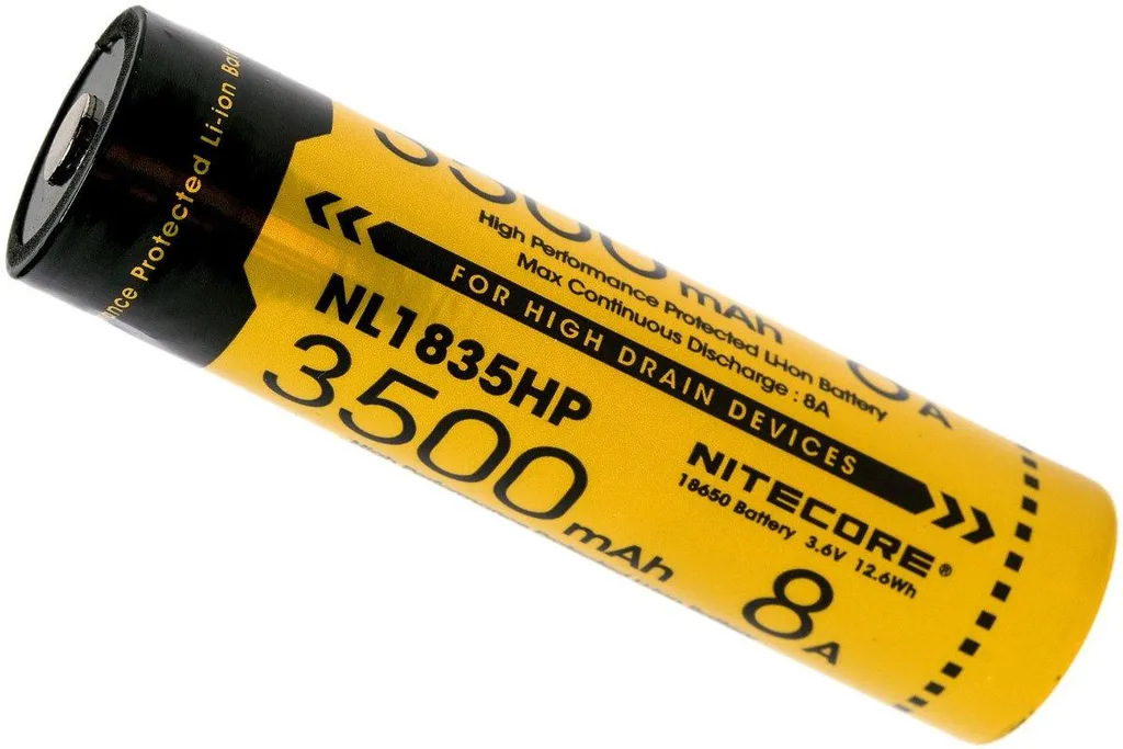 Nitecore accu 18650 3500mah, NL1835HP