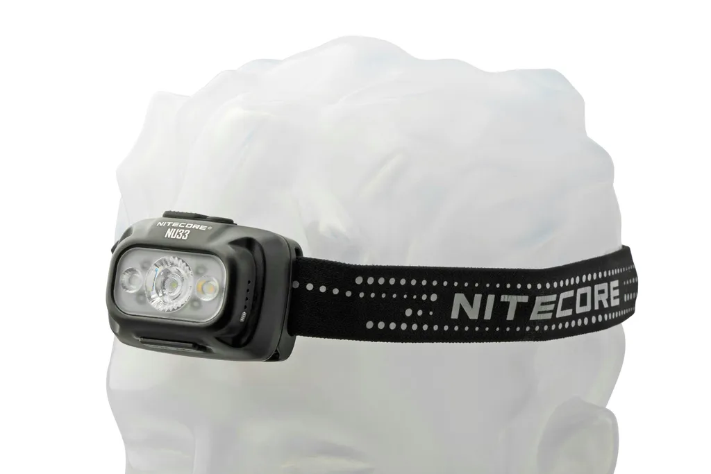 Nitecore NU33, noir, lampe frontale rechargeable