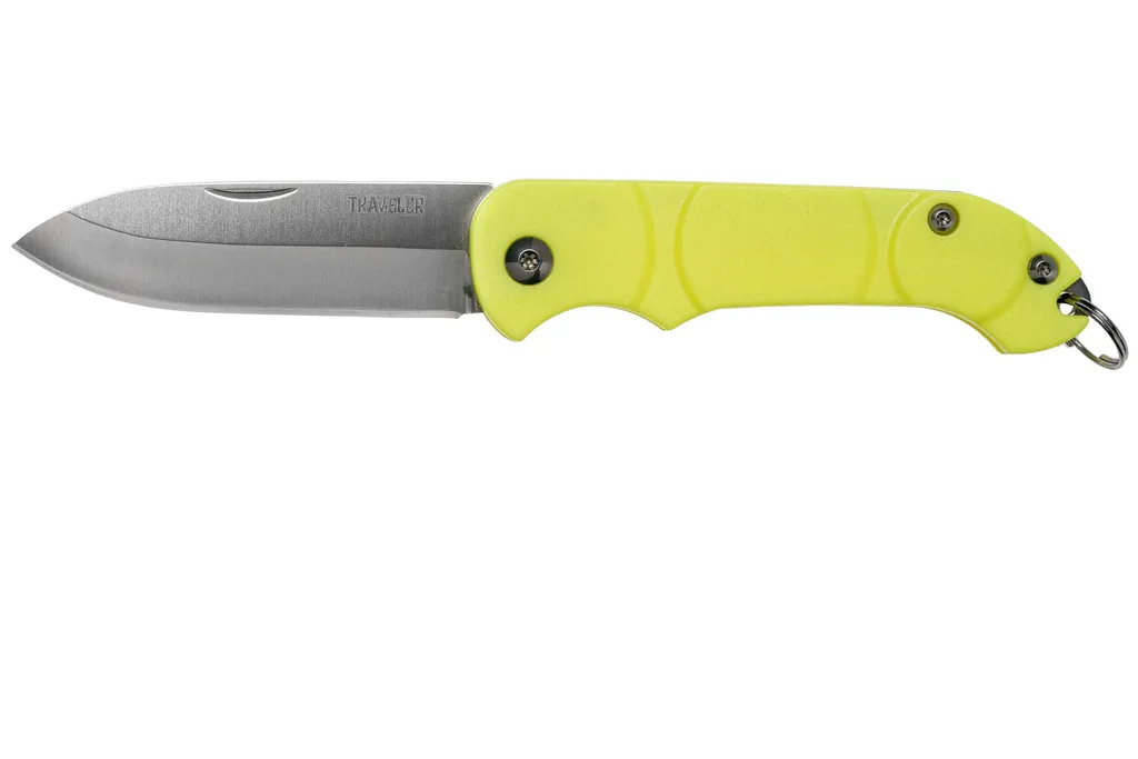 Ontario Knives Traveler 8901YLW jaune, couteau de poche porte-clés