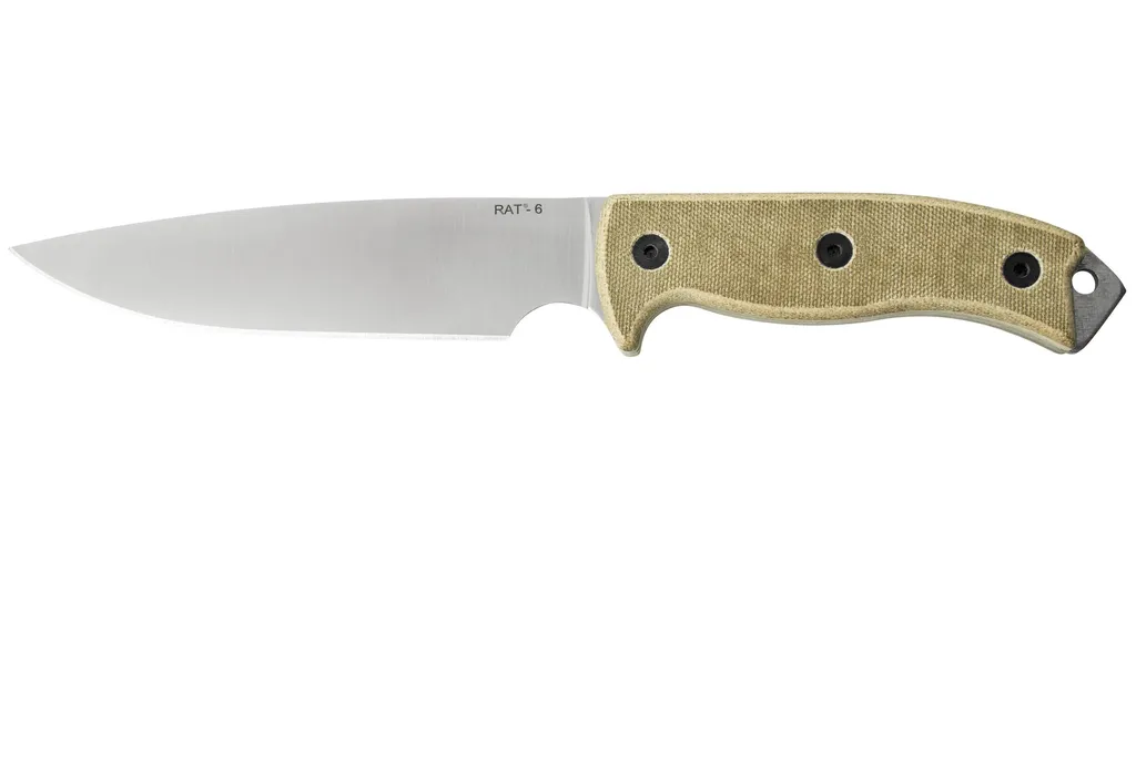Ontario OKC RAT-6 8659, Satin S35VN, Standard Micarta couteau de survie