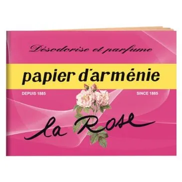 Papier d'Arménie le carnet la rose - PAPIERS D'ARMENIE