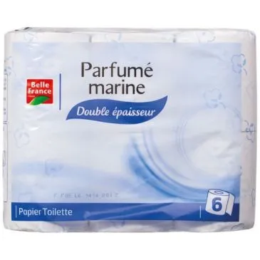 Papier wc 6 rouleaux marine Belle France - BELLE FRANCE