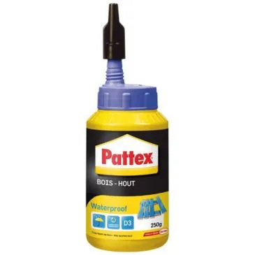 Pattex colle à bois waterproof biberon 250g - PATTEX