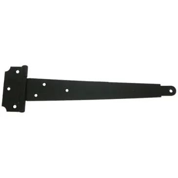 Penture anglaise - L : 200 mm - fixation murale - 42.7 x 2 mm - noir - AFBAT