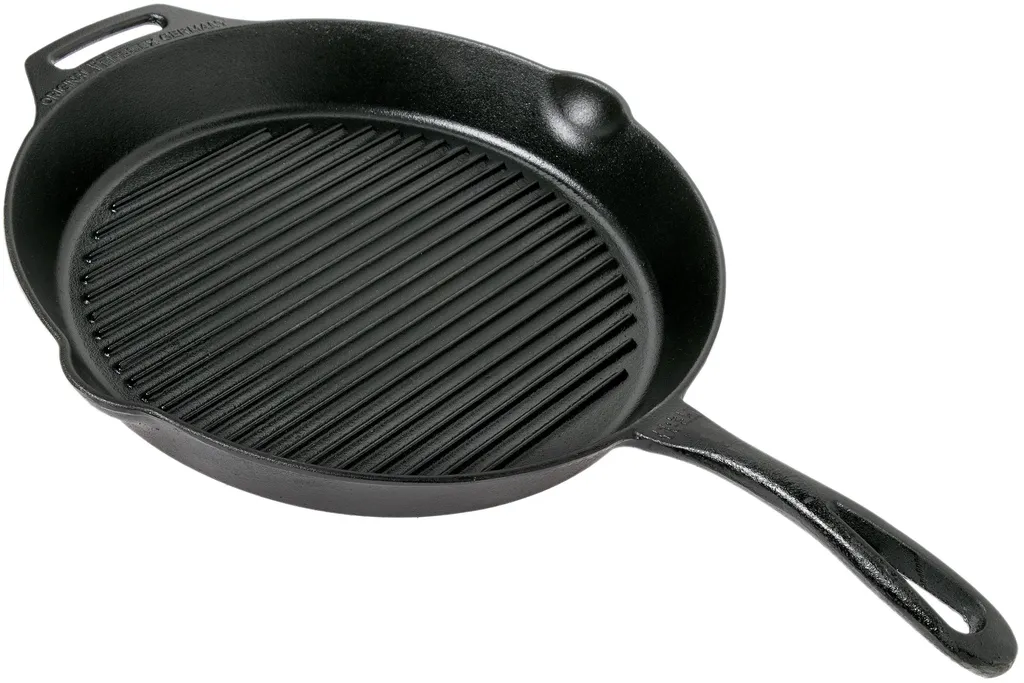 Petromax fonte skillet gril 35 cm avec queue