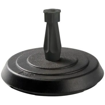 Pied de parasol béton rond 14kg gris foncé - EDA