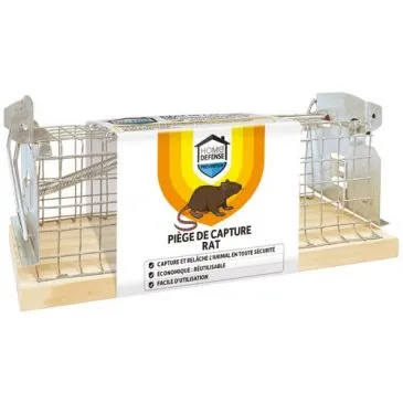 Piège de capture rats - HOME DEFENSE