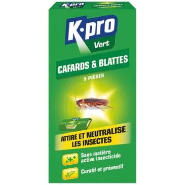 Pièges à cafards - Lot de 5 - KPRO