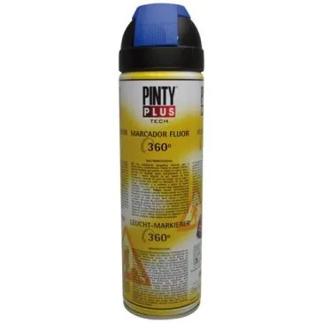 PINTY BOMBE PEINTURE 500ML BLEU T118 252 - PINTY