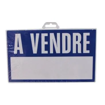 Plaque A vendre - bleu/blanc - 330 x 200 mm  - NOVAP