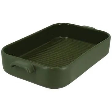 Plat à four grille rectangulaire 26.5 x 15 cm Vert - Octave - MENASTYL