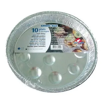 Plats à escargots alu x10 escbq10009 - SCHWEITZER