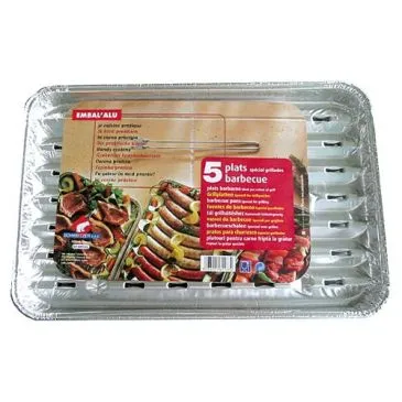 Plats à griller alu x5 gribq05574 - SCHWEITZER