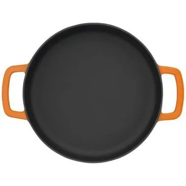 Poêle double anse 24 cm Orange - Sous-Chef - COMBEKK