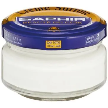 Pommadier pot 50ml blanc Saphir - SAPHIR
