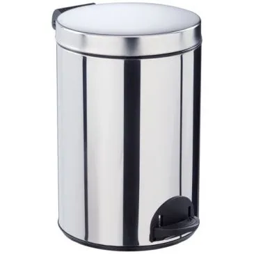 Poubelle à pédale 14 L Inox - Élora - ROSSIGNOL