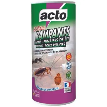 Poudre de chabasite insectes rampants 100 g - ACTO