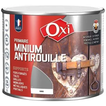 Primaire Minium antirouille 1.5 L gris - OXI