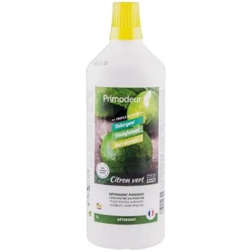 Primodeur 3D Nettoyant Désinfectant Surodorant 1 litre Parfum Citron Vert - PRIMODEUR