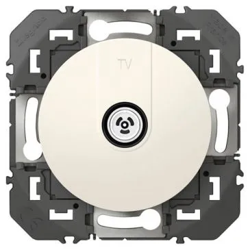 Prise TV simple blanc Dooxie composable - LEGRAND