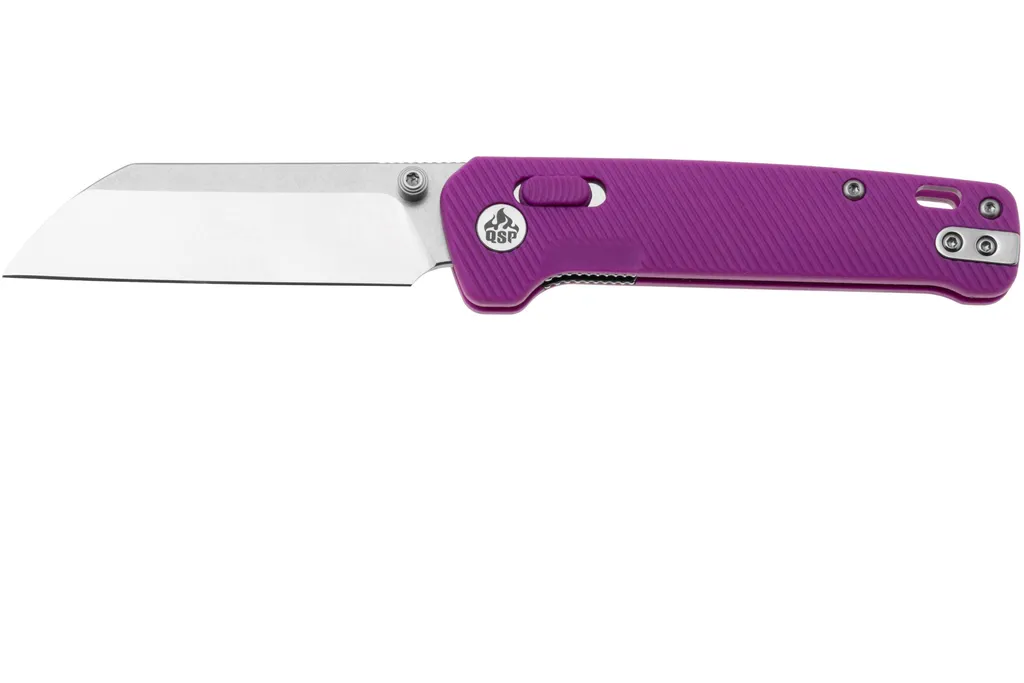QSP Knife Penguin Glyde QS130GL-E1 Two-Tone 14C28N, Purple FRN, couteau de poche