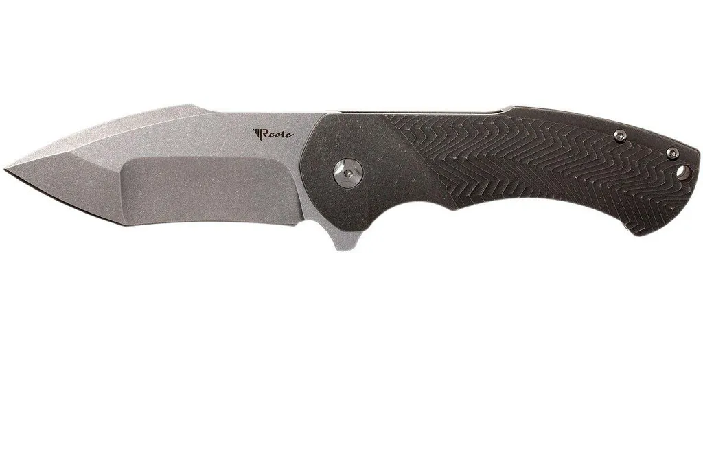 Reate Fallout 2.0 Stonewashed couteau de poche, Rick Barrett design