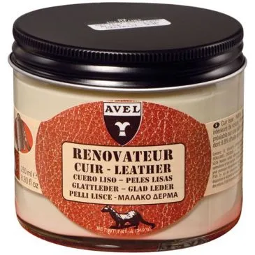 Rénovateur cuir crème pot 250ml bordeaux Avel - AVEL