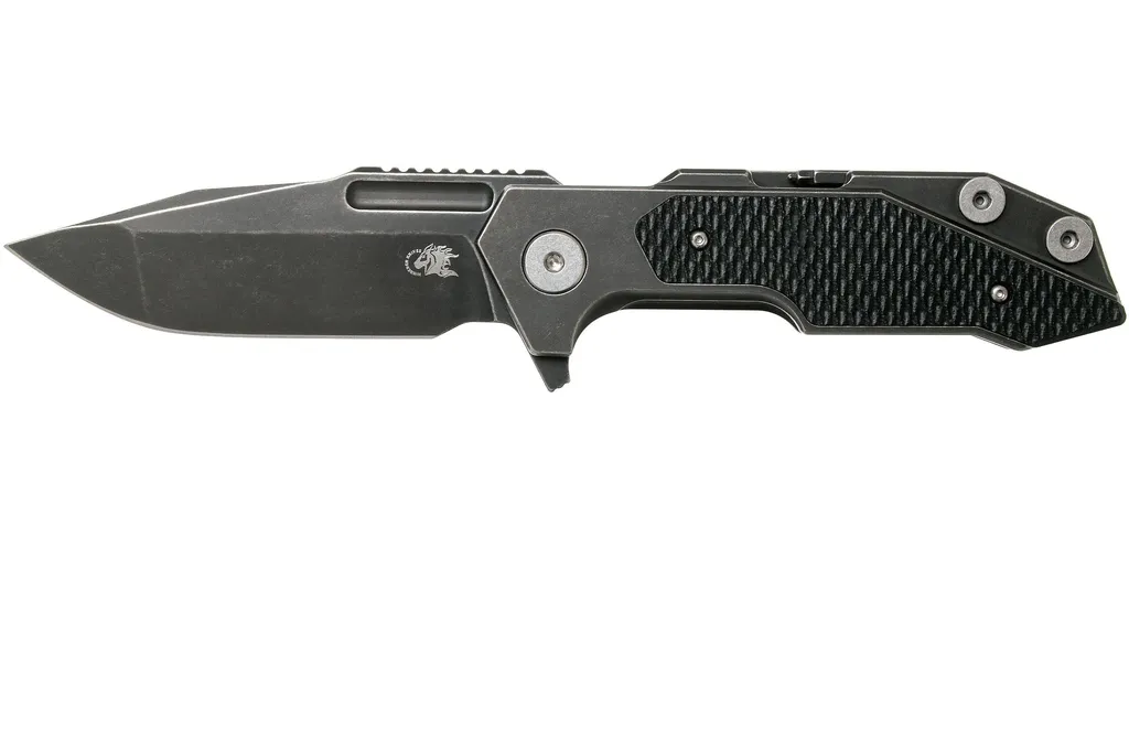 Rick Hinderer Fulltrack Spanto Battle Black S35VN couteau de poche Black G10