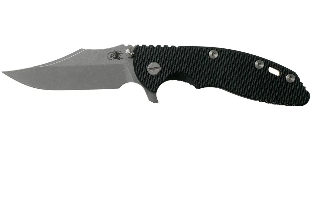 Rick Hinderer XM-18 3.5 Bowie 20CV Battle Bronze, Black G10 couteau de poche