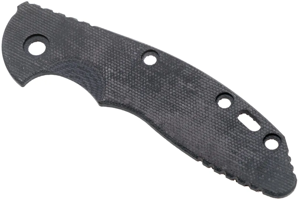 Rick Hinderer XM-18 3,5” manche Smooth Black Micarta