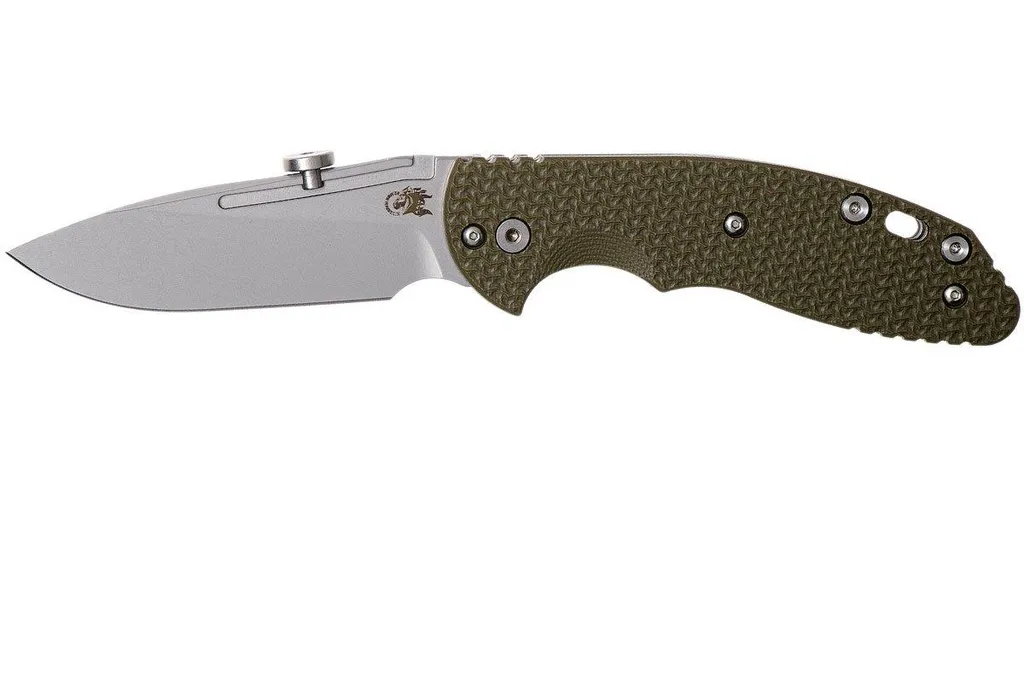 Rick Hinderer XM Slippy 3" Slicer 20CV OD Green G10 slipjoint couteau poche