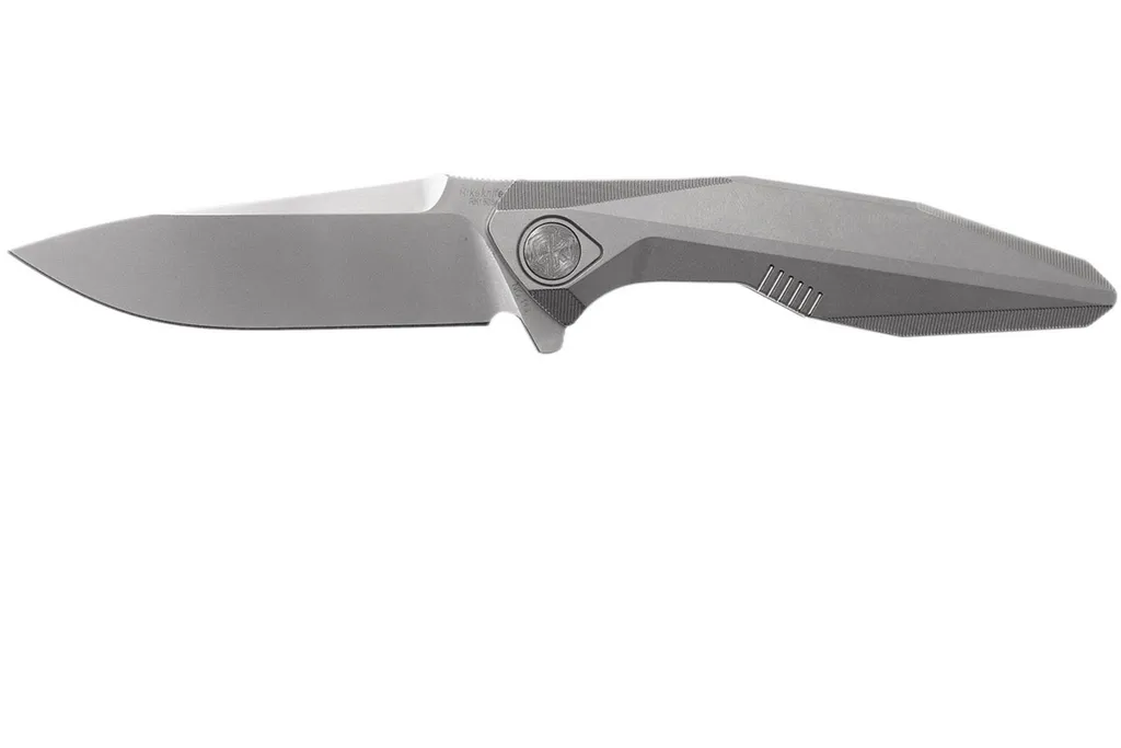 Rike Knife 1508S M390 couteau de poche intégral, Stonewashed