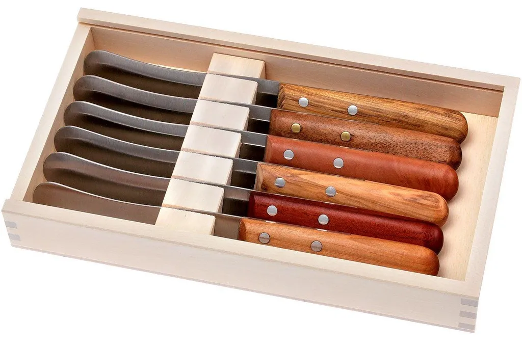Robert Herder Buckels RVS set 6 couteaux petit déjeuner