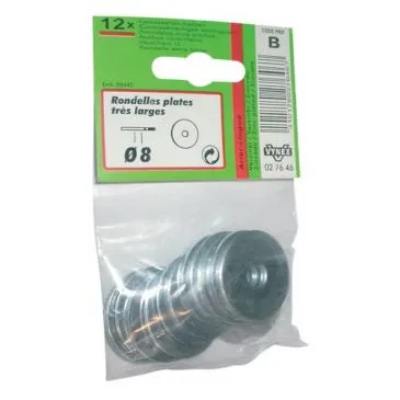 Rondelle plate extra lg.d.8mm - VYNEX