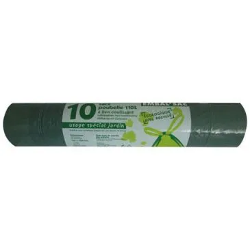 Sac poubelle lien coulissant 110L X10 - SCHWEITZER