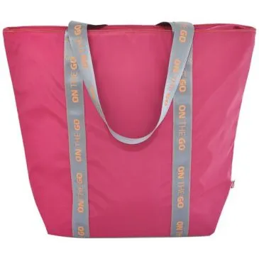 Sac shopping isotherme Lunch Bag 3,7 L Fuschia - On The Go Fluor - IRIS