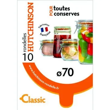 Sachet de 10 rondelles Universelles - Classiques - Diamètre 70 mm - LE JOINT FRANÇAIS