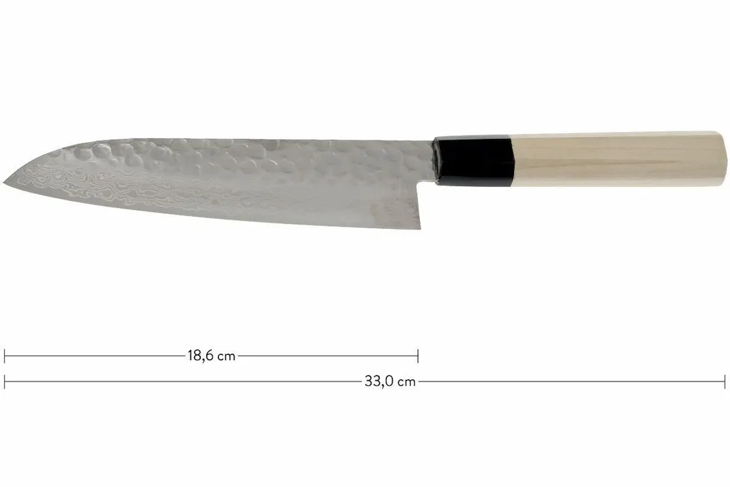 Sakai Takayuki 45-Layer Damascus couteau santoku, 18 cm