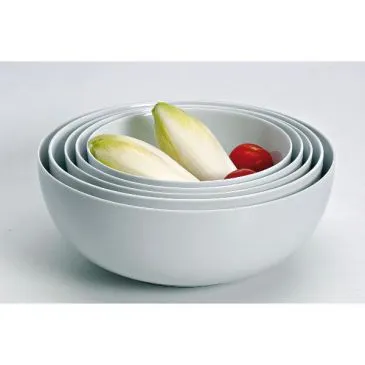 Saladier boule blanc Sahara empilable 23 cm - GIRARD
