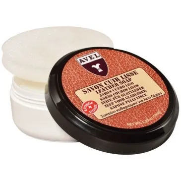 Savon nettoyant regénérant cuir 100 ml - AVEL