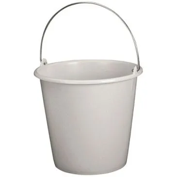 Seau ménage 5l blanc - ALUMINIUM ET PLASTIQ