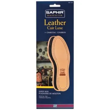 Semelle cuir charbon taille 45 Saphir - SAPHIR