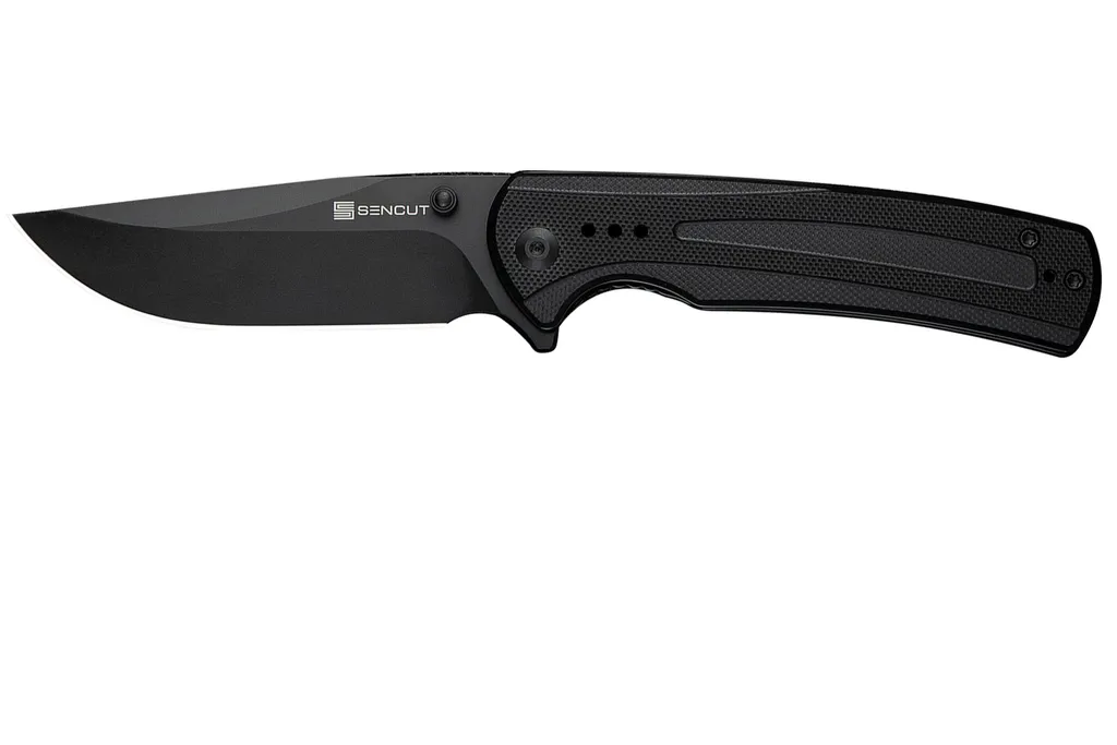 SENCUT Regnator S24057-1 Black G10, couteau de poche