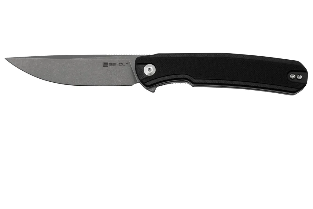 SENCUT Scitus S21042-1 Black G10 Stonewashed D2, couteau de poche