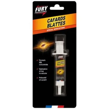 Seringue cafards et blattes - spécial infestation - 10 g - FURY