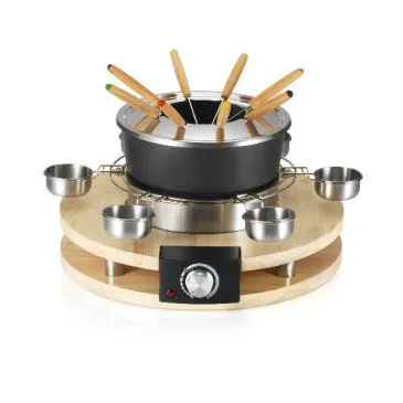 Service à fondue 8 personnes - KCWOODFOND8 - KITCHENCHEF