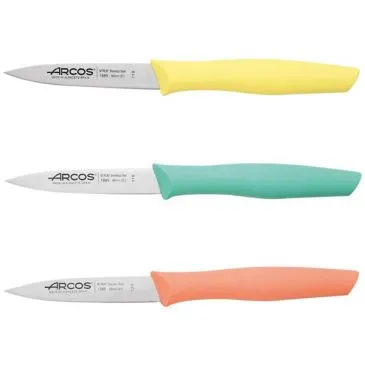 Set 3 couteaux Office 10 cm Assortis - Nova - ARCOS