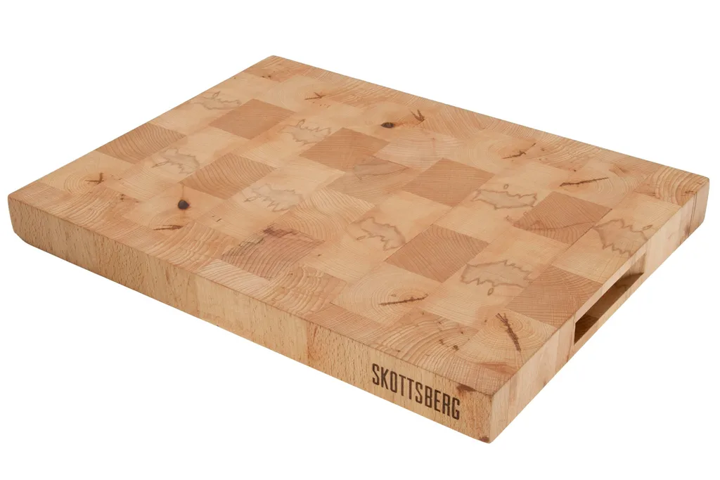 Skottsberg Wood Works 535618 bois de hêtre, planche à découper avec rainure 40 x 30 cm