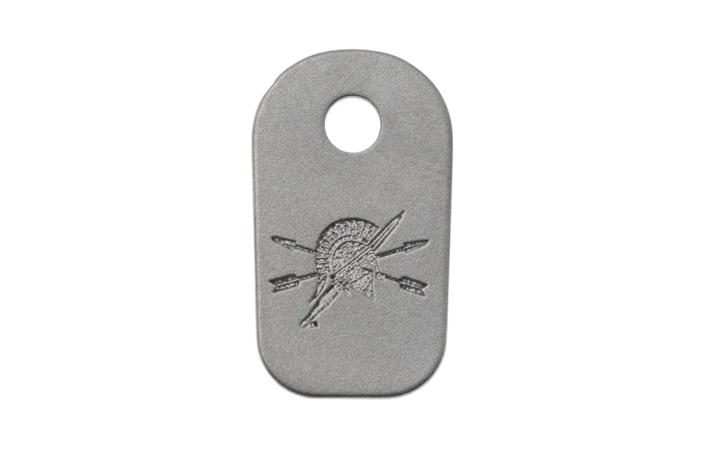 Spartan Blades Spartan Logo Filler Tab Titanium