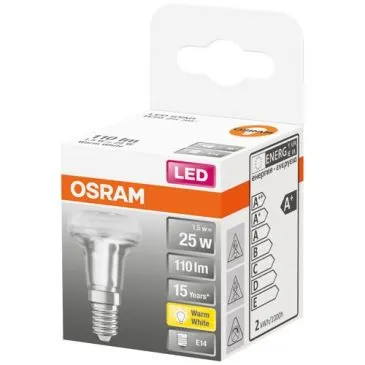 Spot r39 led verre clair 1.5w e14 chaud bte 1 - OSRAM